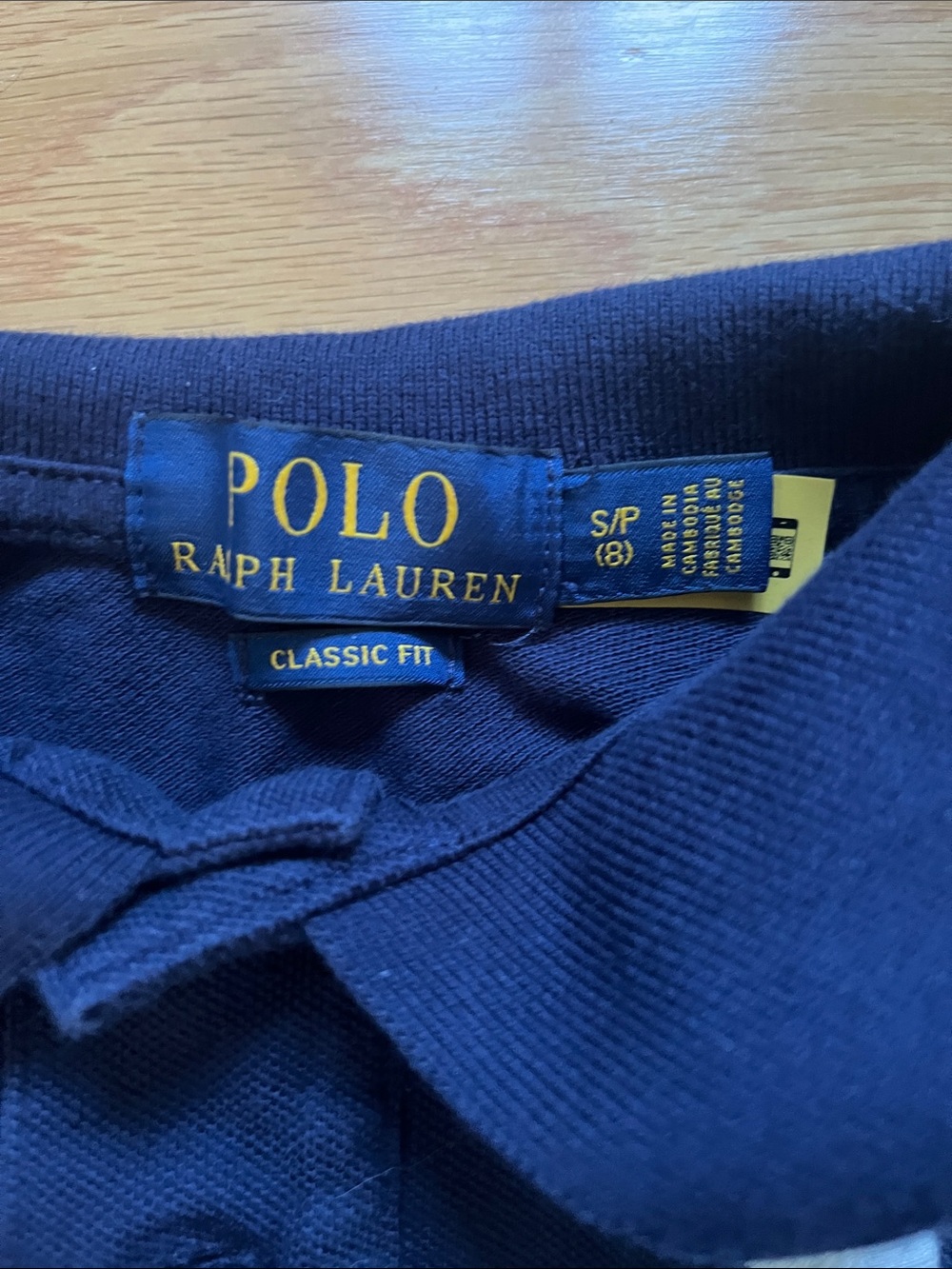 Polo by Ralph Lauren Kids Polo Trio — White, Navy & Orange - Picture 3 of 4
